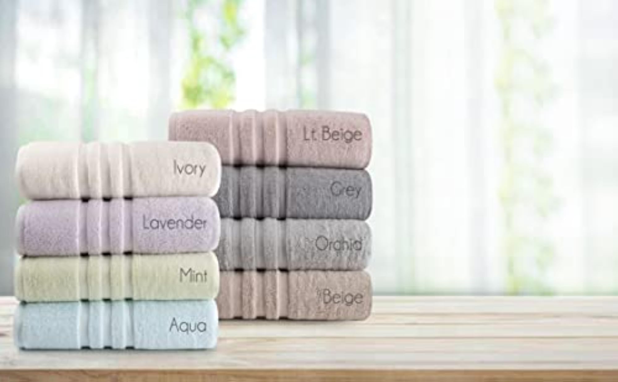 Cotton Bath Towels, Large Size, 650 GSM